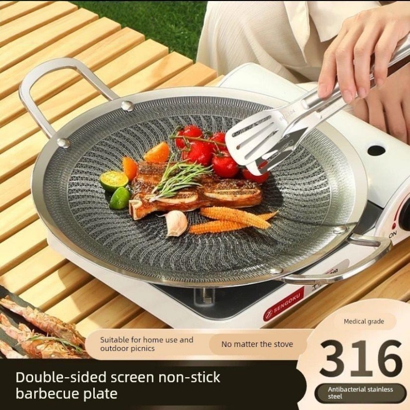 Camping Cooking Grill - 316 Stainless Steel Multifunctional Cooking BBQ