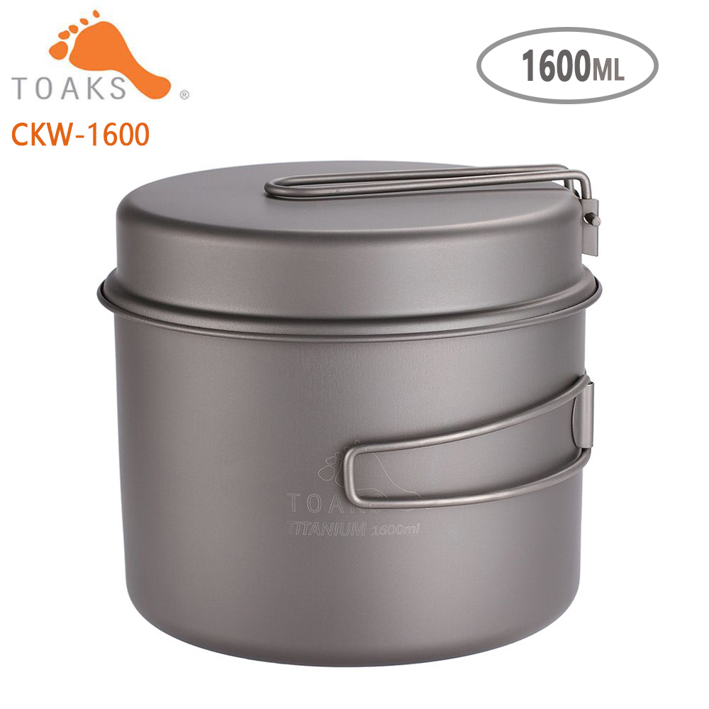 Camping Cooking Survival - TOAKS Cookware Set Ultralight Titanium Pot
