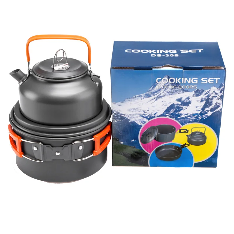 Camping Cooking Pots And Pans - Outdoor Pot Pan Kettle Camping Cookware