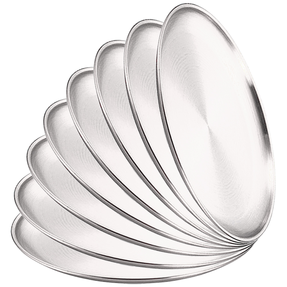 Camping Cooking Utensil Set - 8Pcs Metal Dining Dish Stainless Steel