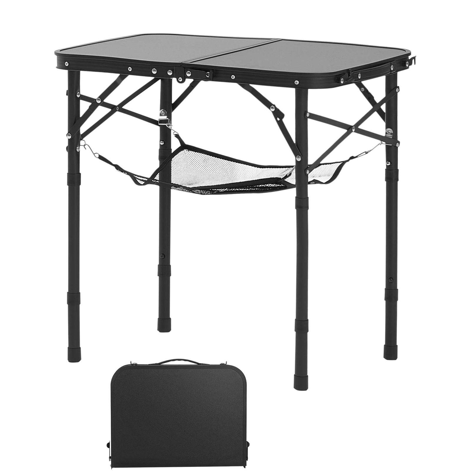 Camping Cooking Portable - Folding Camping Table, Adjustable Height Portable