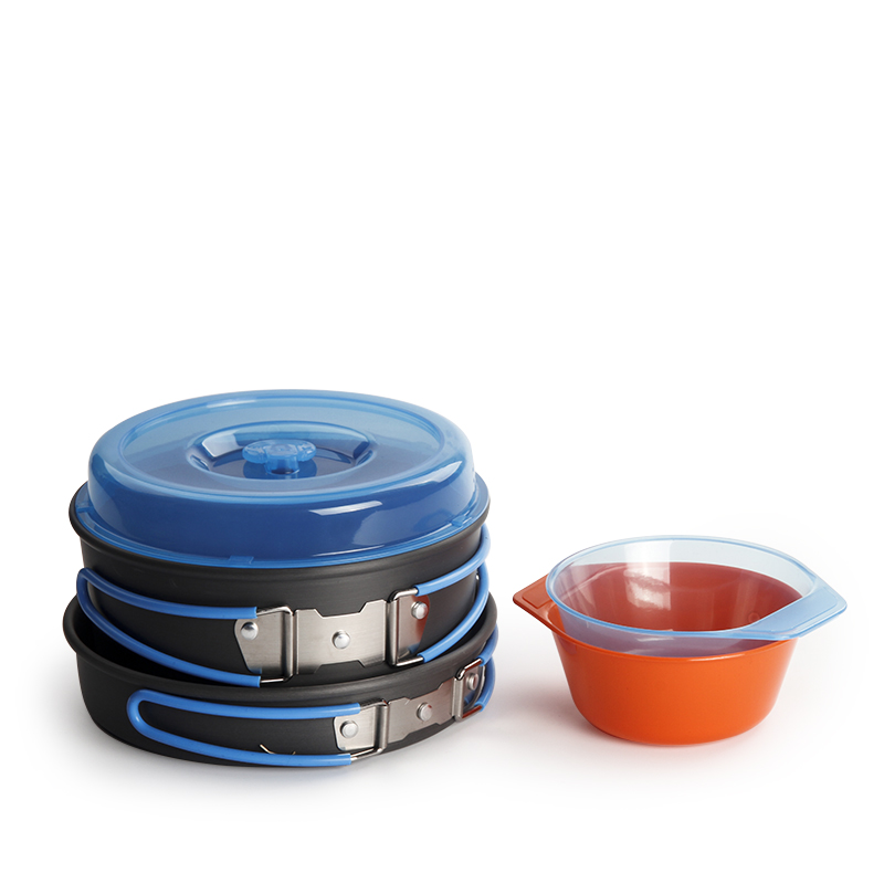 Camping Cooking Pots And Pans - Camping Cookware Backpacking Pot Pan Bowls