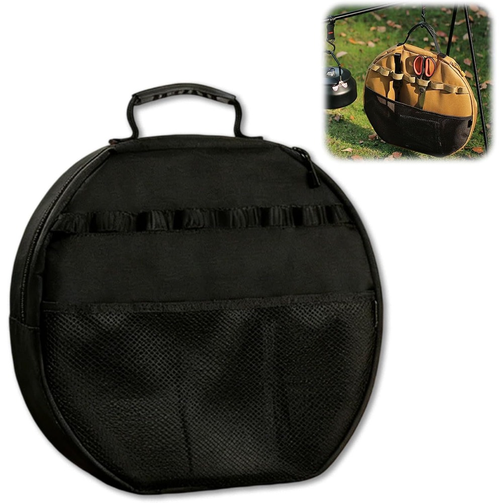 Campfire Cooking Anime - Grill Pan Storage Bag, Portable Pouch