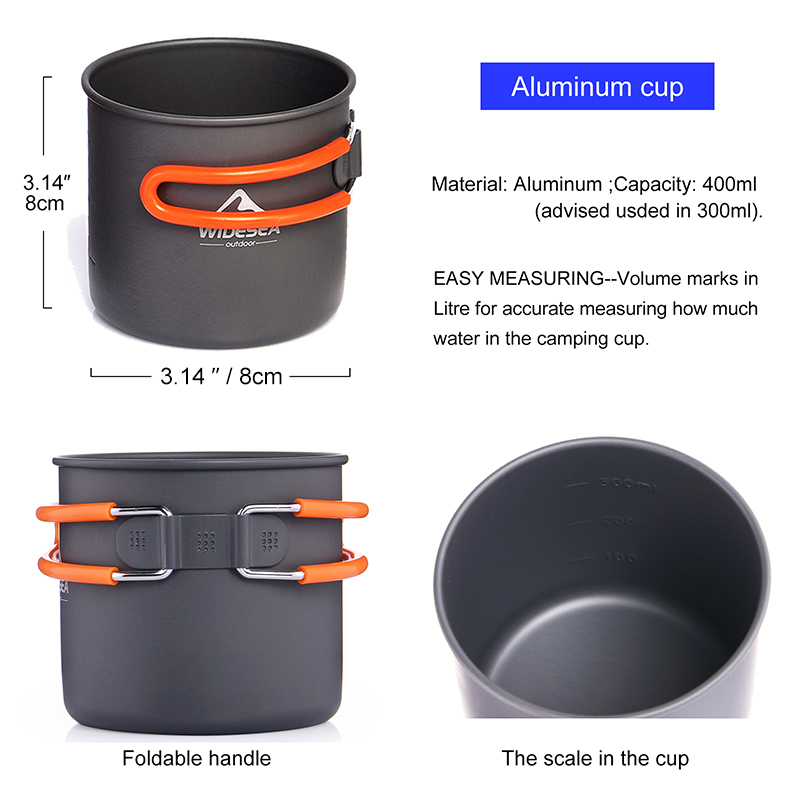 Widesea Camping Ultra-light Co - Camping Cooking Kit Box 评论和价格