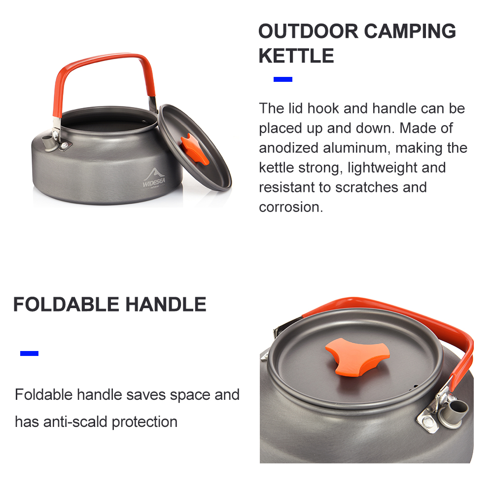 Widesea 1.1L 2L1.5L Camping Wa - Camping Cooking Utensil Set 评论和价格