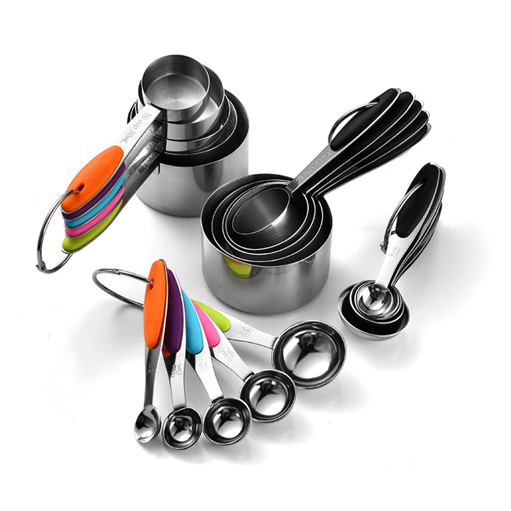 5/10Pcs Stainless Steel Measur - Camping Cooking Pan Set 评论和价格