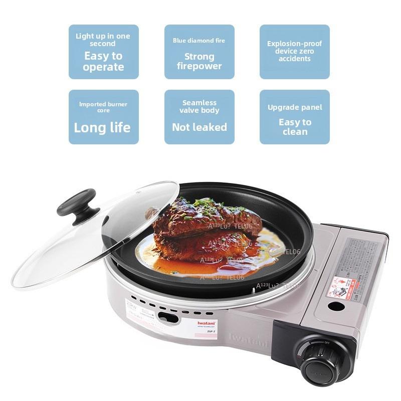 Portable Windproof Gas Stove B - Camping Cooking Burner 评论和价格