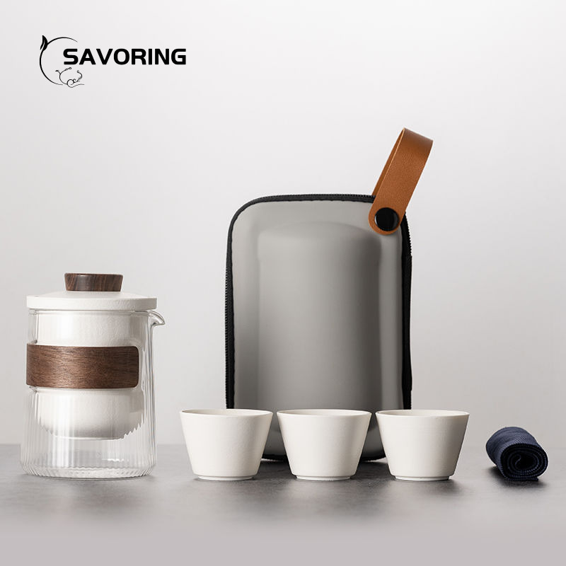Simple Chinese Ceramic Tea Set - Camping Cooking Utensil Set 评论和价格
