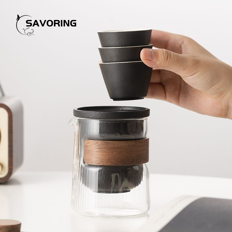 Simple Chinese Ceramic Tea Set - Camping Cooking Utensil Set 评论和价格