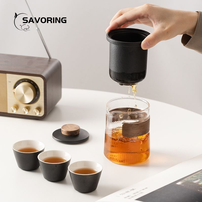 Simple Chinese Ceramic Tea Set - Camping Cooking Utensil Set 评论和价格