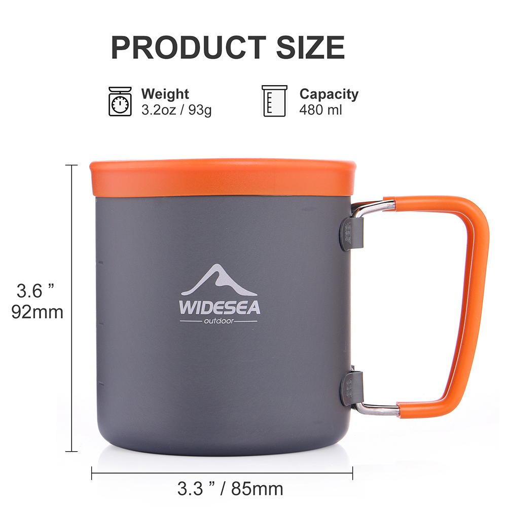 Widesea Camping Aluminum Cup O - Camping Cooking And Drinking 评论和价格