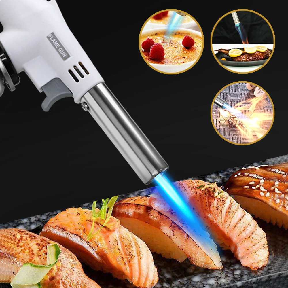 Portable Metal Flame Gun Butan - Camping Cooking Torch 评论和价格