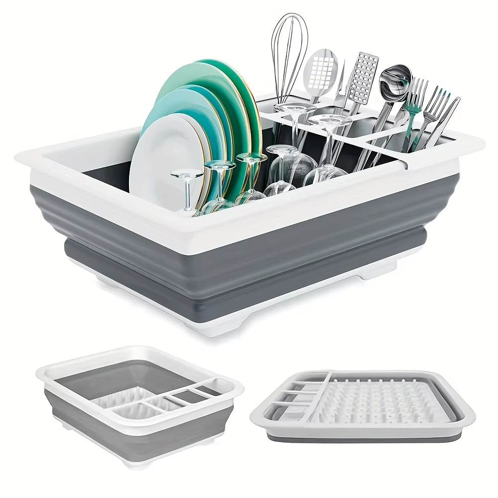 Collapsible Dish Drying Rack w - Camping Cooking Survival 评论和价格