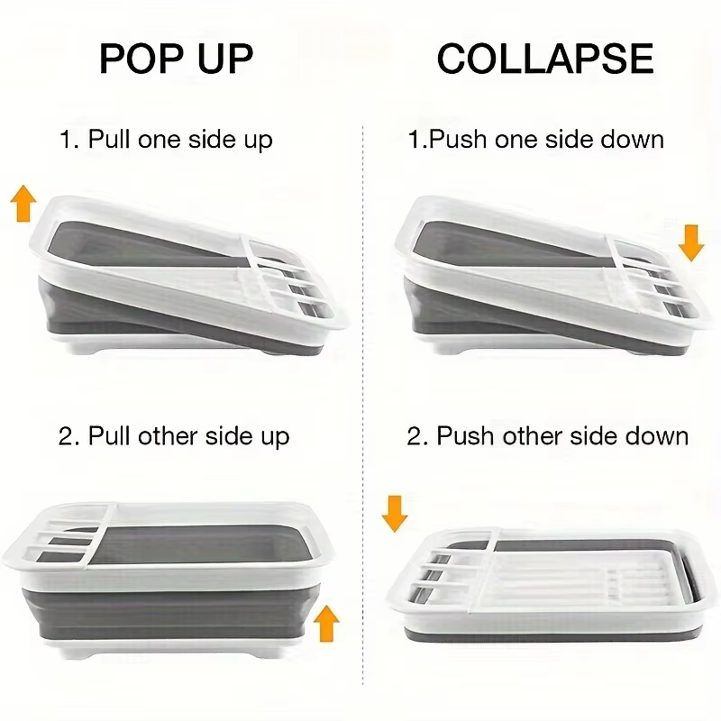 Collapsible Dish Drying Rack w - Camping Cooking Survival 评论和价格