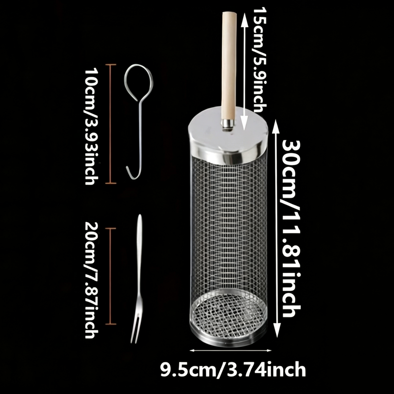 Food Grade Stainless Steel Rou - Camping Cooking Grill 评论和价格