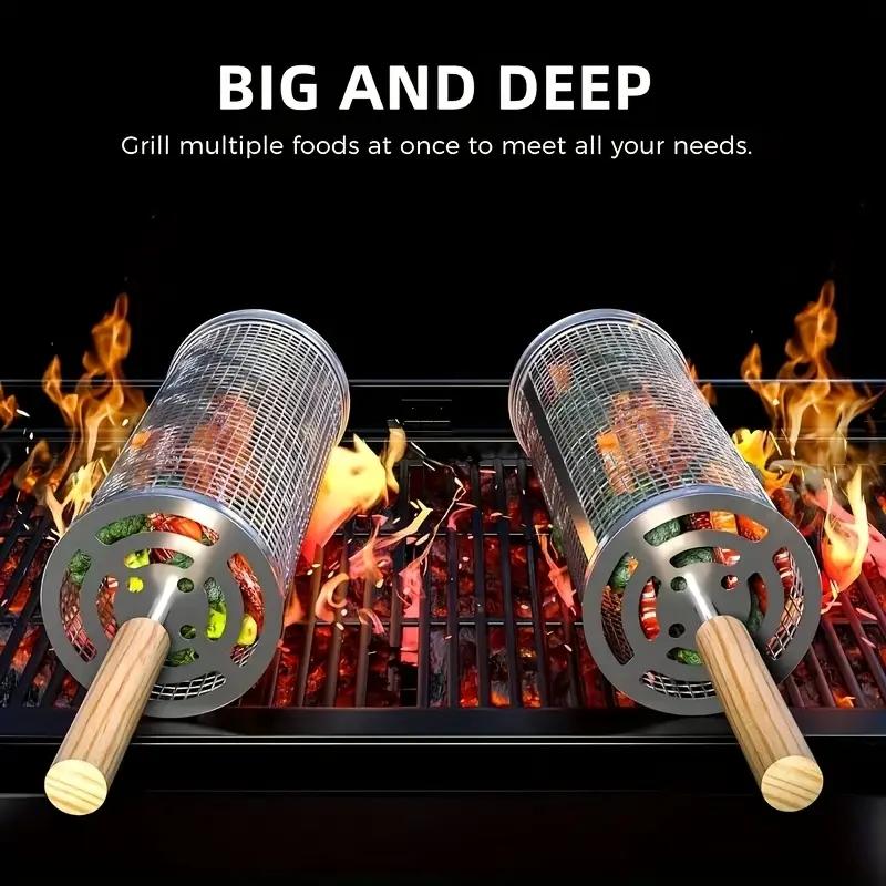Food Grade Stainless Steel Rou - Camping Cooking Grill 评论和价格