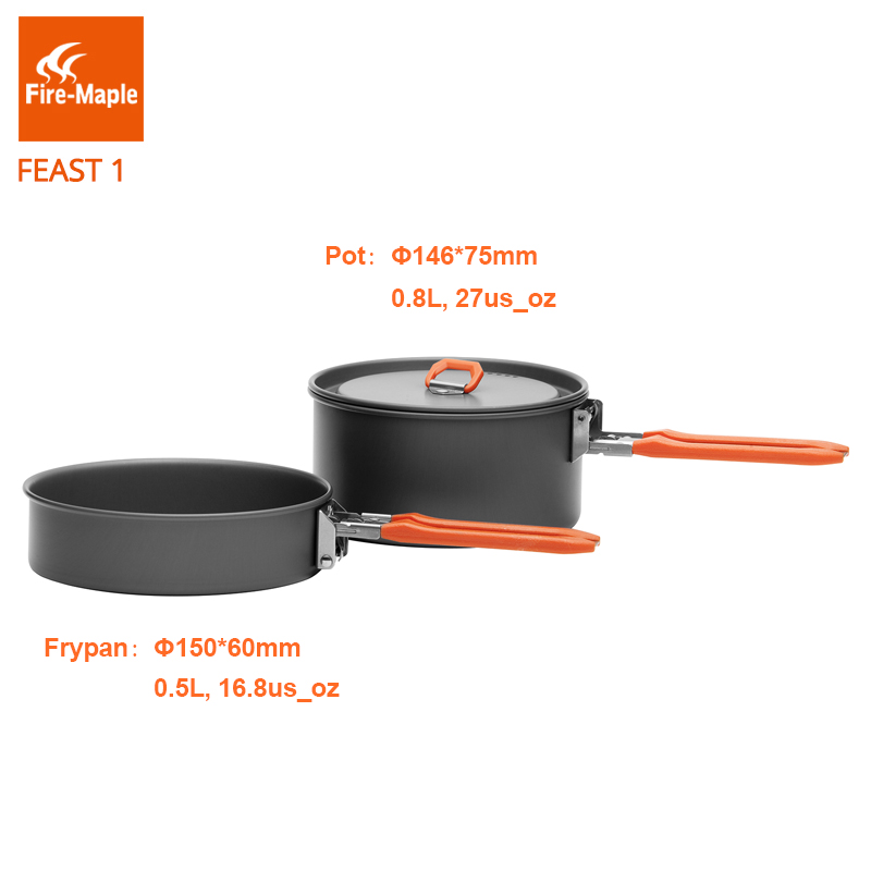 Fire Maple Feast 1 Outdoor Cam - Camping Cooking Pots And Pans 评论和价格