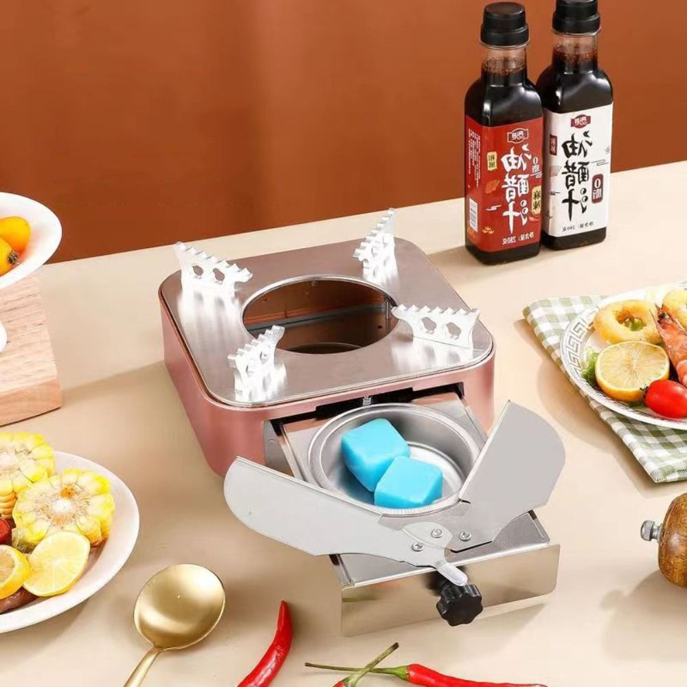Portable Square Stainless Stee - Camping Cooking Burner 评论和价格