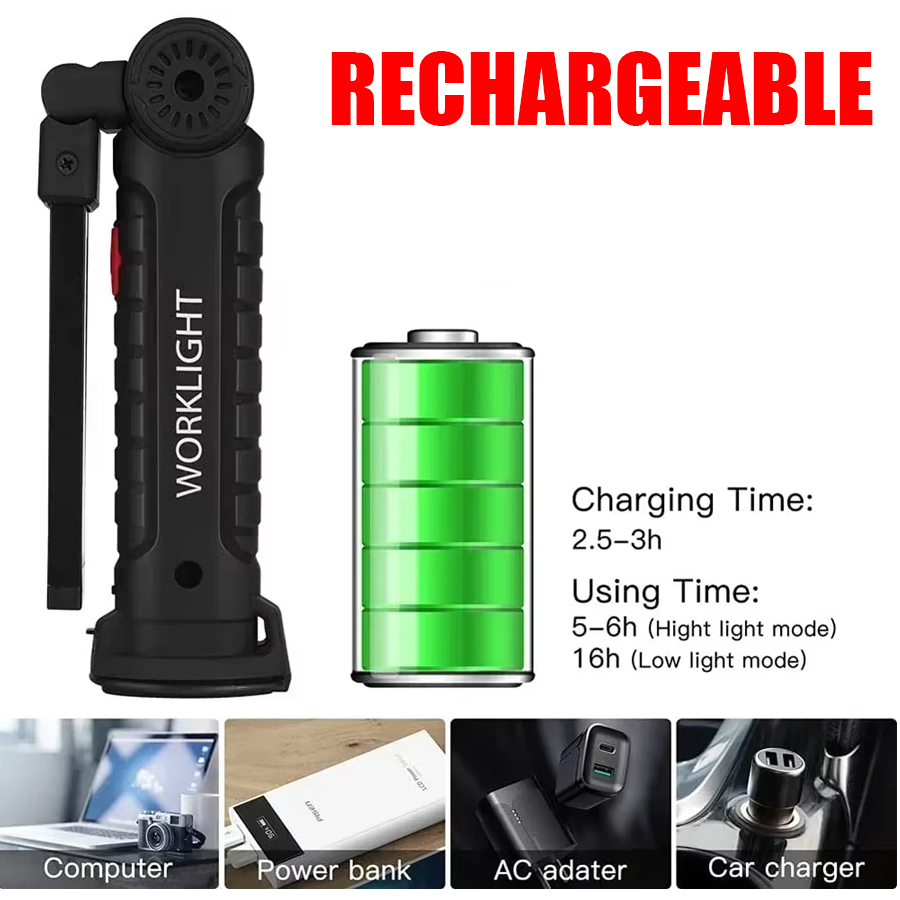 Portable LED Flashlight with M - Camping Cooking Portable 评论和价格