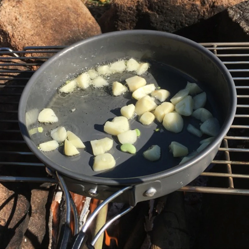 Portable Frying Pan with Stora - Camping Cooking Survival 评论和价格