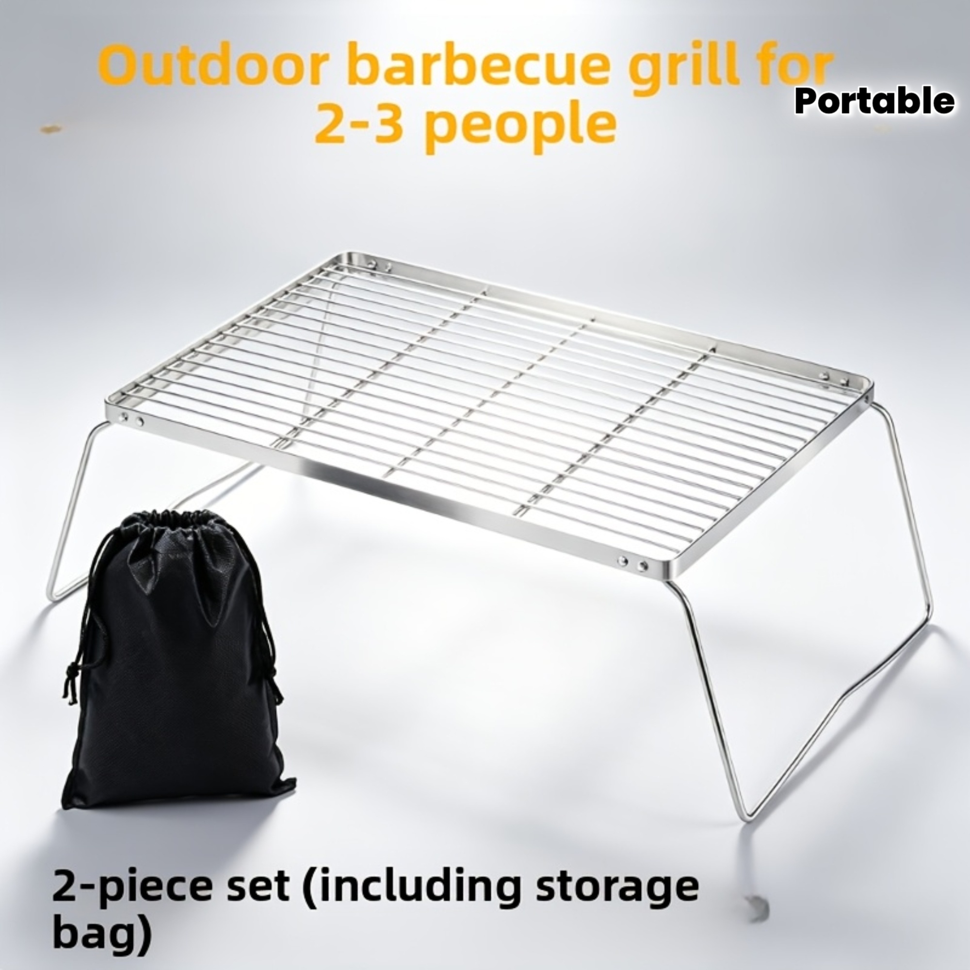 Portable Foldable Stainless Ca - Camping Cooking Survival 评论和价格
