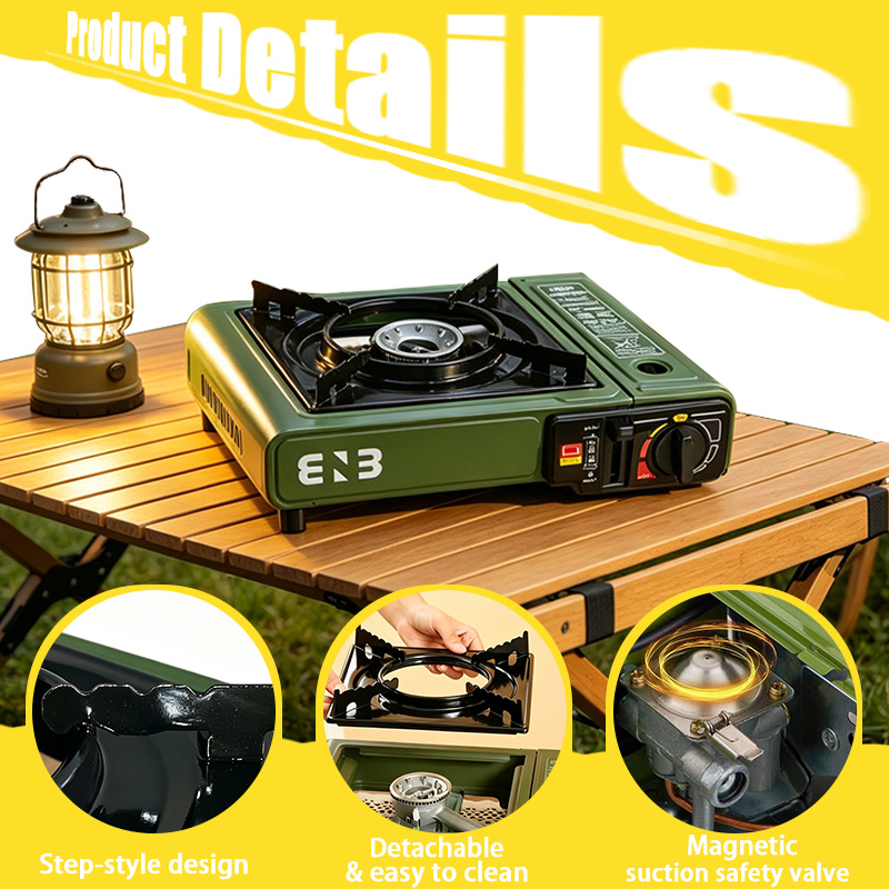 Portable Butane Stove, Compact - Camping Cooking Kit Box 评论和价格