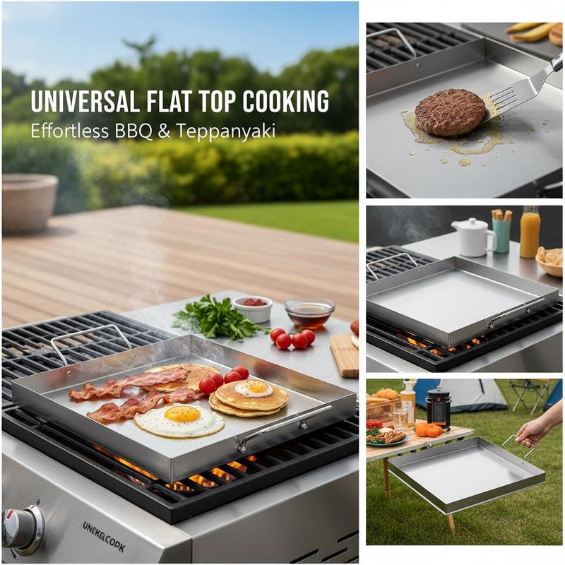 Universal Flat Top Griddle 18x - Camping Cooking Grill 评论和价格
