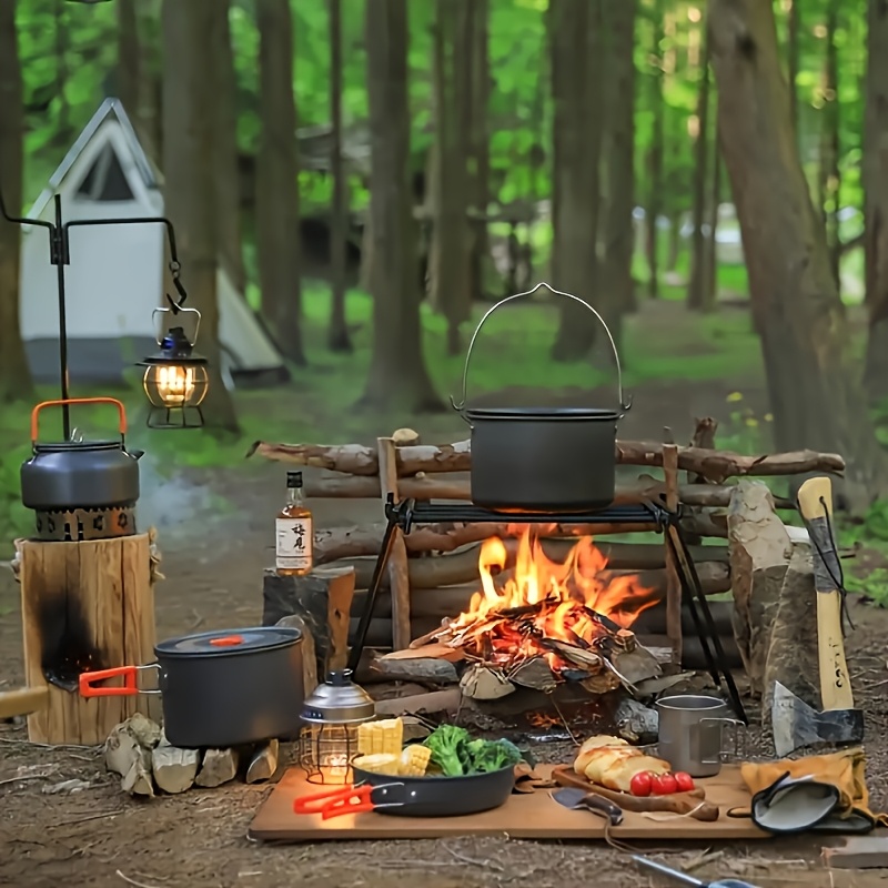 Ultra Portable Camping Cookwar - Camping Cooking Pan Set 评论和价格