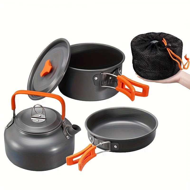Ultra Portable Camping Cookwar - Camping Cooking Pan Set 评论和价格