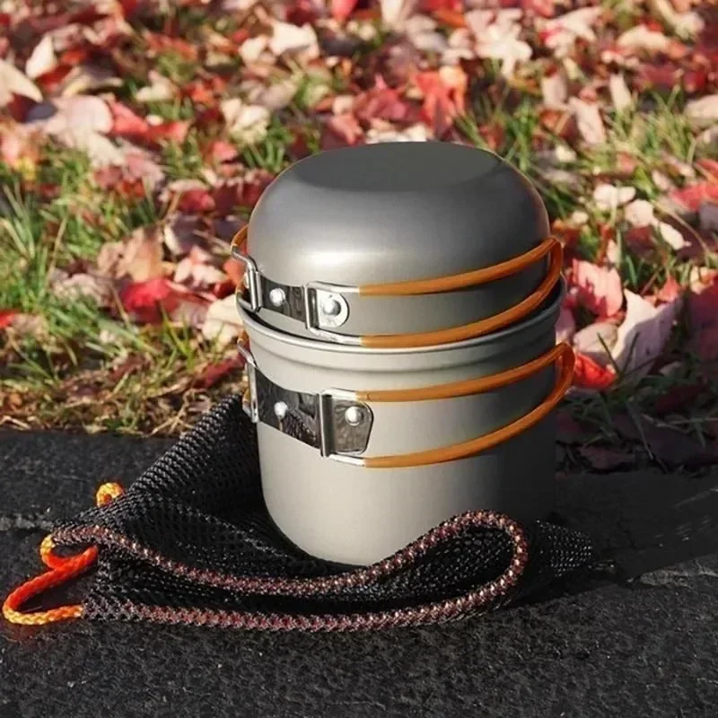 New Camping Pot  Portable Outd - Camping Cooking Utensil Set 评论和价格