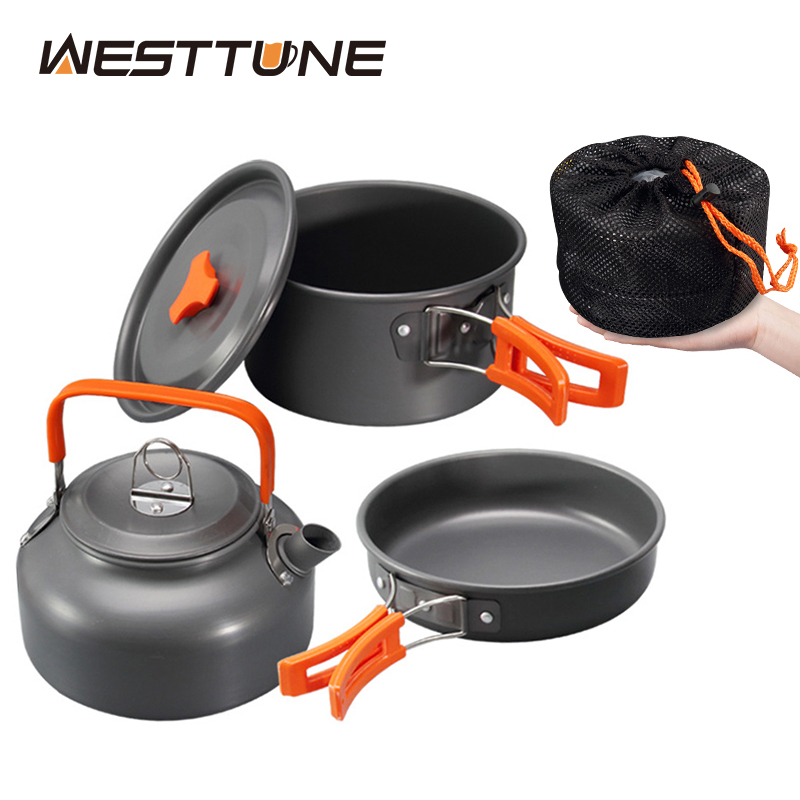 WESTTUNE Camping Cookware Kit  - Camping Cooking Survival 评论和价格