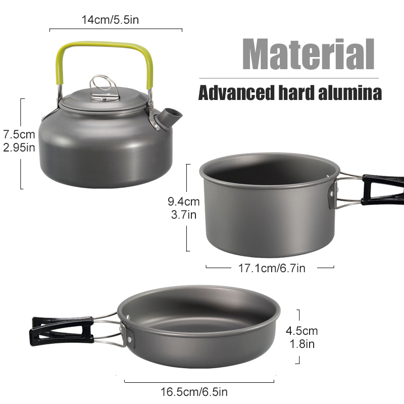 WESTTUNE Camping Cookware Kit  - Camping Cooking Survival 评论和价格
