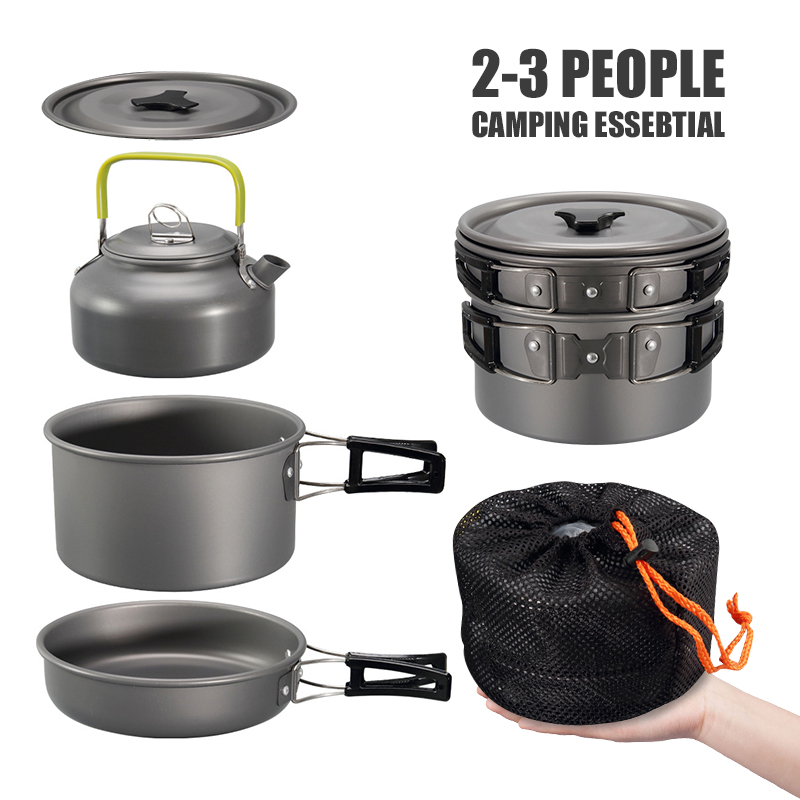 WESTTUNE Camping Cookware Kit  - Camping Cooking Survival 评论和价格
