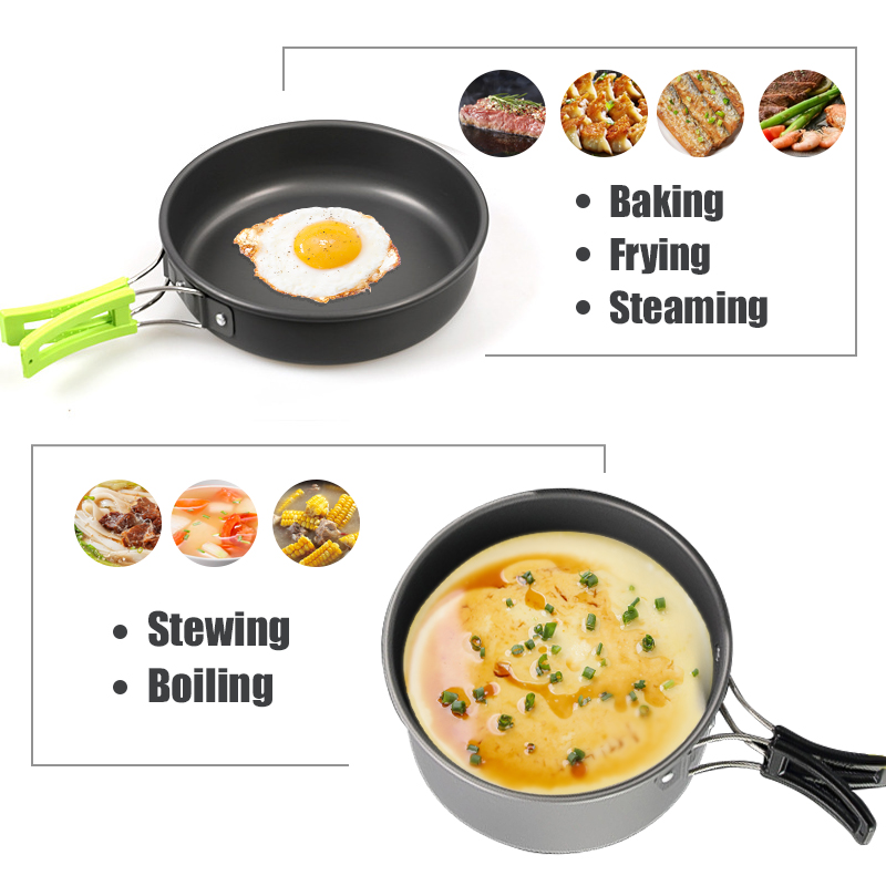 WESTTUNE Camping Cookware Kit  - Camping Cooking Survival 评论和价格