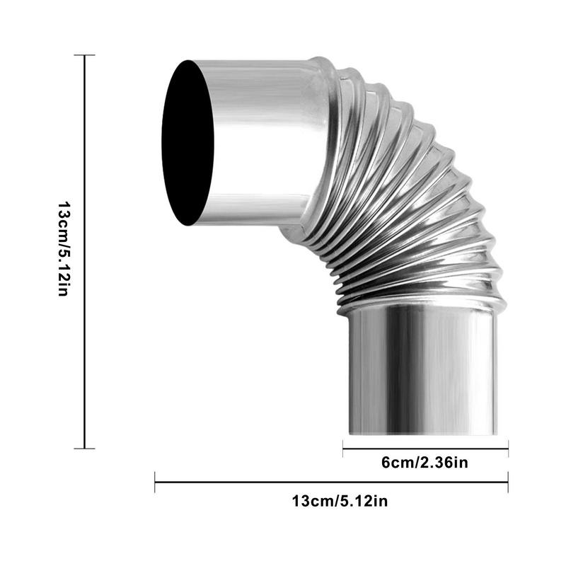 60/75mm Stainless Steel 90 Deg - Camping Cooking Gazebo 评论和价格