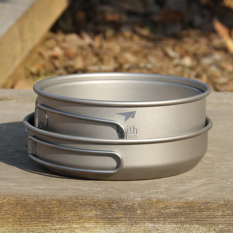 Keith 3PCS Titanium Cookware P - Campfire Cooking Anime 评论和价格