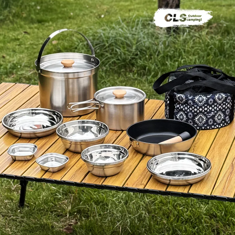 NOBANA&CLS 22PCS Stainless Ste - Camping Cooking Utensil Set 评论和价格