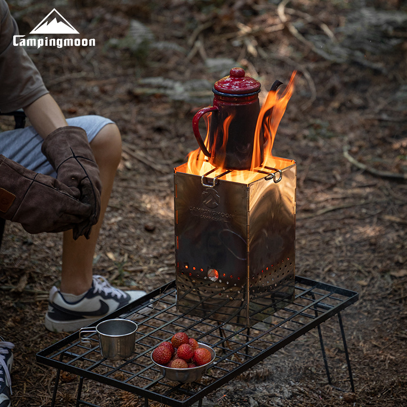 MT-18 CAMPINGMOON Foldable Por - Camping Cooking Burner 评论和价格