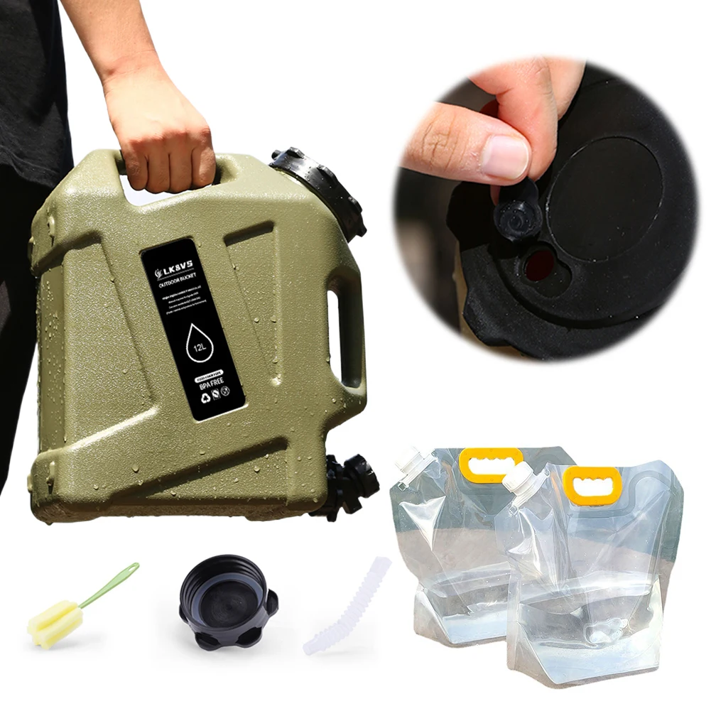 11/12/18.5L Water Bucket Large - Camping Cooking And Drinking 评论和价格