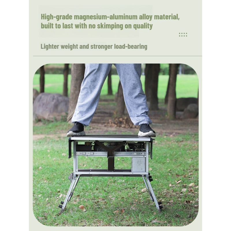 Outdoor Mobile Kitchen Portabl - Camping Cooking Equipment Electric 评论和价格