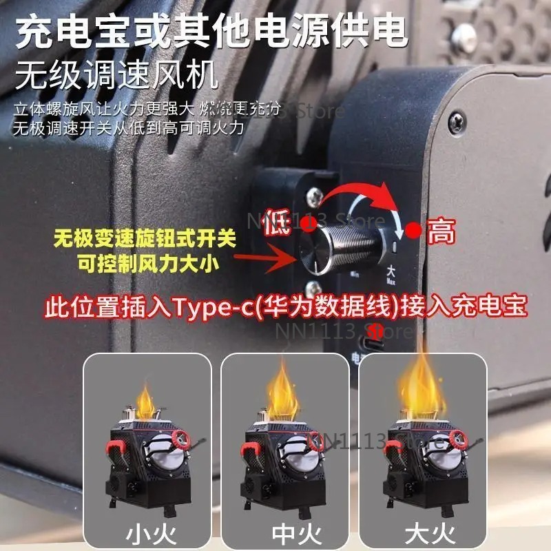 Large Self-Driving Camping Sto - Camping Cooking Equipment Electric 评论和价格