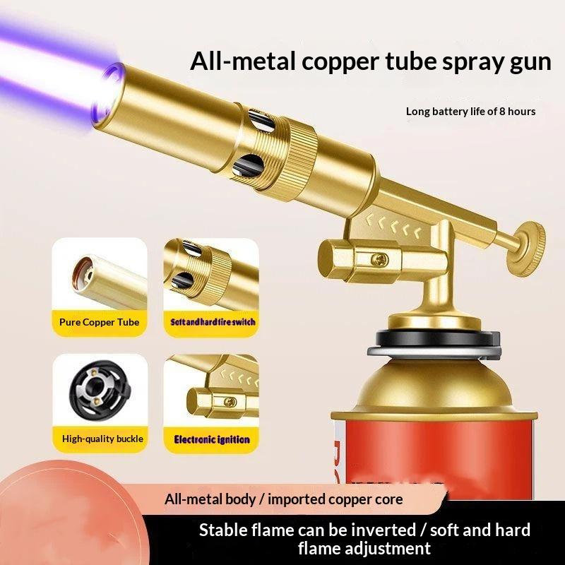 Gold Copper Gas Welding Torch  - Camping Cooking Torch 评论和价格