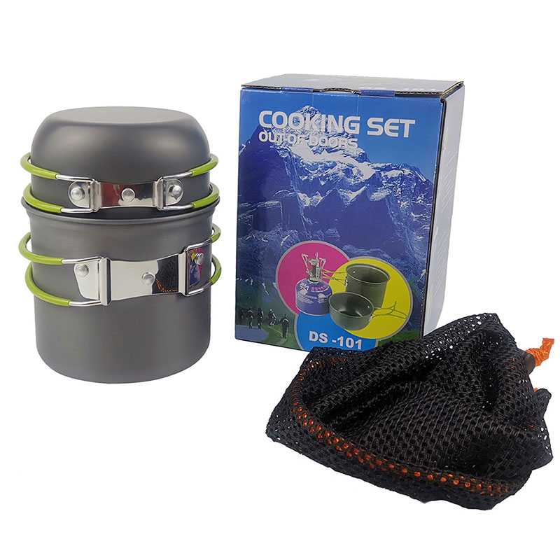 Camping Cookware Kit with Stov - Camping Cooking Kit Box 评论和价格