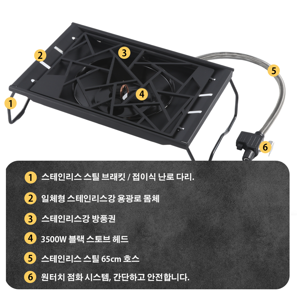 Pandatour Camping IGT Stove 65 - Camping Cooking Burner 评论和价格