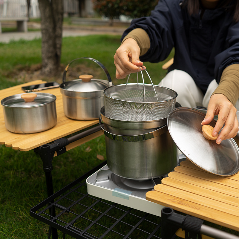 NOBANA Newest Outdoor Stainles - Camping Cooking Survival 评论和价格