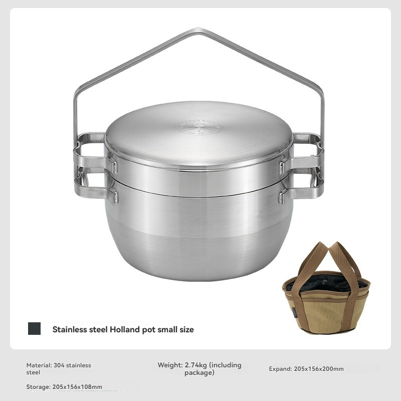 DO-25 thickened stainless stee - Camping Cooking Pots And Pans 评论和价格