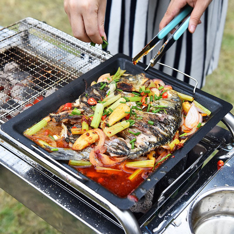 Outdoors Thick Square Grill Pa - Camping Cooking Survival 评论和价格