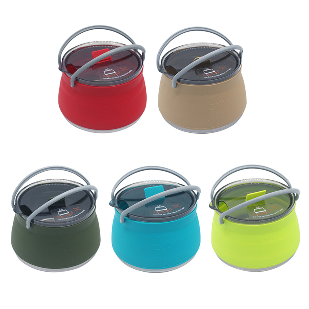 Outdoor Silicone Kettle  1L Ca - Camping Cooking Options 评论和价格