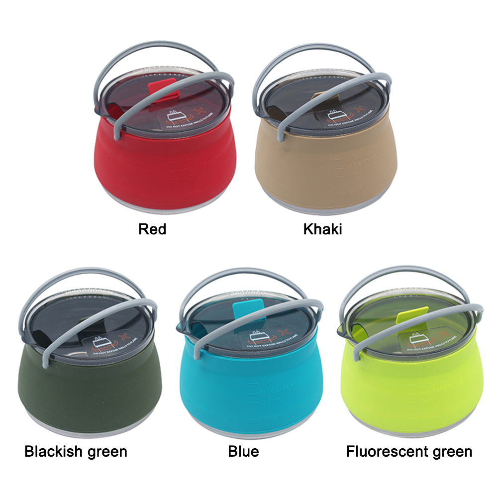 Outdoor Silicone Kettle  1L Ca - Camping Cooking Options 评论和价格