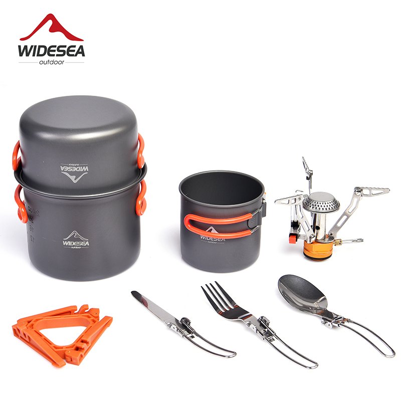 Widesea Camping Cookware Set O - Camping Cooking Burner 评论和价格